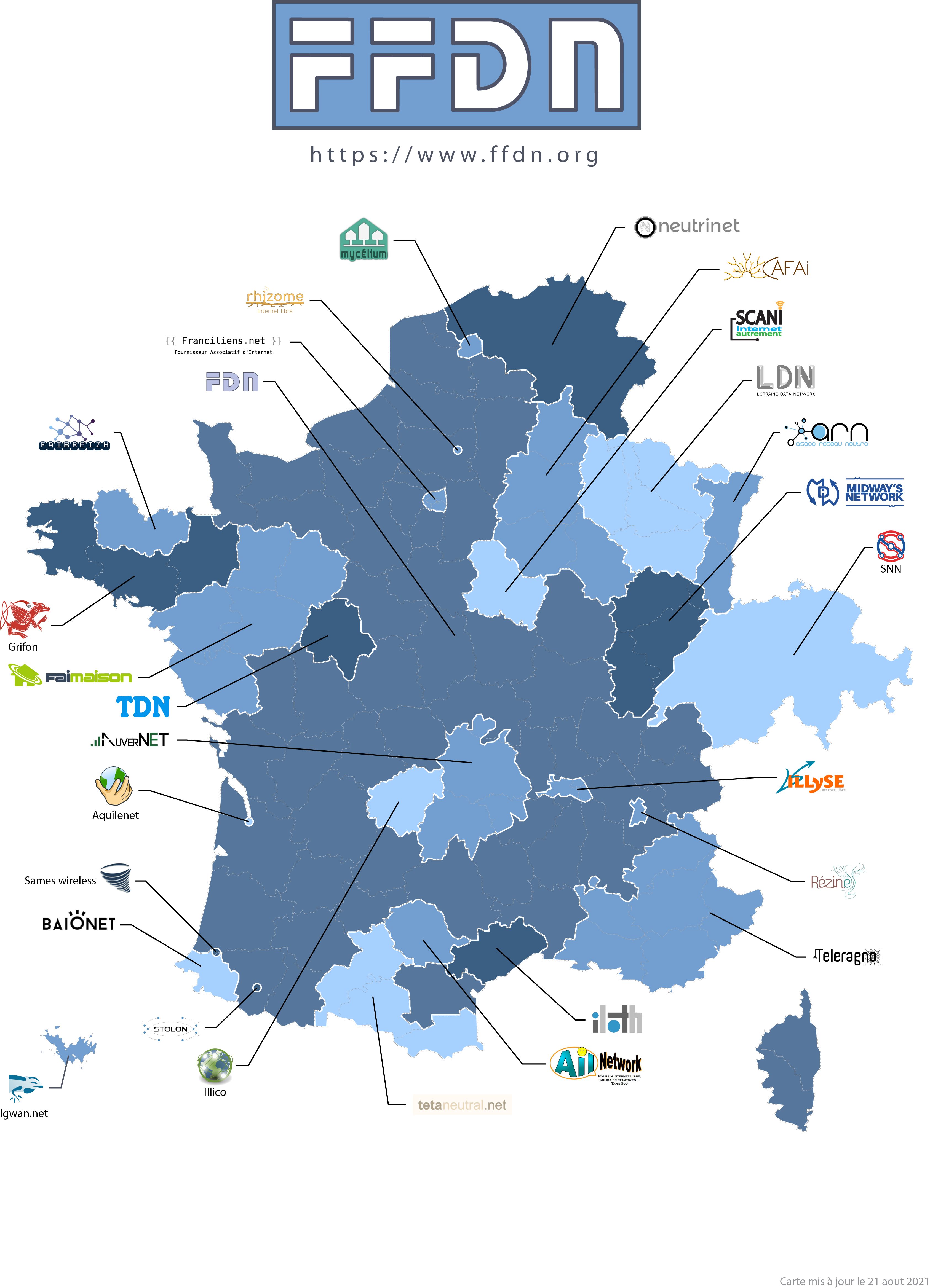 Carte FFDN