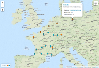 Collaborative map of DIY ISPs initiatives